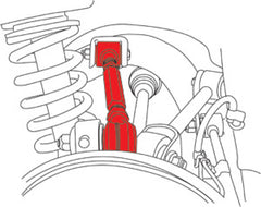 ذراع انحناء خلفي قابل للتعديل من SPC Performance 06+ Lexus IS / 06-12 GS