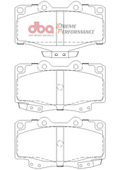 وسادات الفرامل الأمامية عالية الأداء لسيارة تويوتا لاند كروزر XP موديل 92-99 من شركة DBA