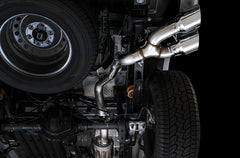 نظام عادم AWE Tuning 2019+ Ford Ranger 0FG عالي الأداء مع أطراف من الكروم الفضي وواقي الصدمات