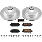 Power Stop 08-12 Infiniti EX35 Rear Z17 Evolution Geomet Coated Brake Kit