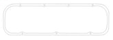 Cometic Chevrolet Mark-IV Big Block V8 .188in Fiber Valve Cover Gasket - Fits Brodix Big Brodie Head