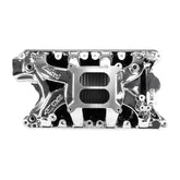Edelbrock RPM Air-Gap Small Block Ford 351W Intake Manifold - Chrome Plasma Finish