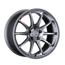 SSR GTV02 18x8.5 5x114.3 40mm Offset Glare Silver Wheel