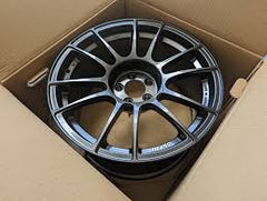 SSR GTV02 18x9.0 5x114.3 45mm Offset Flat Black Wheel 11+ WRX / 08+ STI