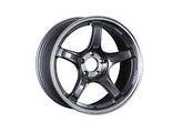 SSR GTX01 17x7 4x100 42mm Offset Dark Silver Wheel
