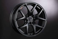 SSR GTV03 18x8.5 5x114.3 40mm Offset Flat Black Wheel 05-07 STI / 11+ tC