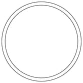 Cometic Holley Airhorn .020in Fiber Carburetor Gasket