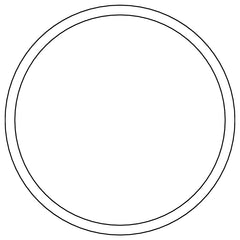 Cometic Holley Airhorn .020in Fiber Carburetor Gasket