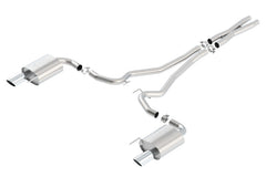 أنبوب Borla Atak S Cat-Back 15-17 Ford Mustang GT 5.0L V8 MT/AT 2.5 بوصة وطرف 4 بوصة