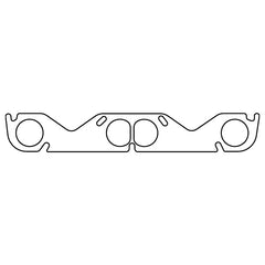 Cometic Chevy Gen1 SB V8 .060in HTS Exhaust Mani Gskt Set-2.00in Round Port-Hooker/Stahl Bolt Patt