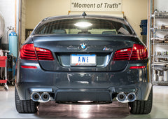 AWE Tuning BMW F10 M5 Touring Edition Axle-Back Exhaust Tips Chrome Silver