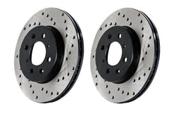 Centric 08-09 Lexus IS-F Drilled Rear Rotor