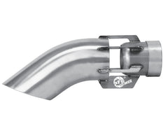 طرف عادم aFe MACH Force-Xp 304 من الفولاذ المقاوم للصدأ ومُثبت بمشبك ومُشطوف