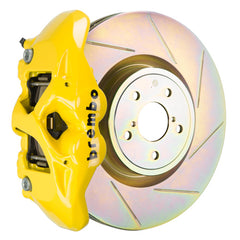 بريمبو 02-07 Impreza/WRX/08-14 WRX GT أمامي BBK 4 مكابس مصبوبة 326 × 30 قطعة واحدة دوار مشقوق من النوع 1-أصفر