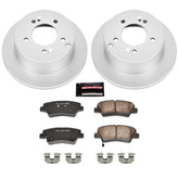 Power Stop 08-10 Hyundai Sonata Rear Z17 Evolution Geomet Coated Brake Kit