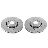 Power Stop 03-14 Volvo XC90 Front Evolution Drilled & Slotted Rotors - Pair