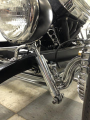 صمام ثابت بدون غطاء من Ridetech RQ Hot Rod Shock مقاس 3.30 بوصة مع تركيب العين/العين 7.90 بوصة × 11.20 بوصة