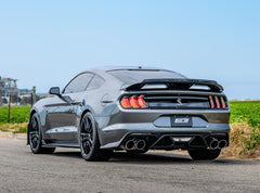 عادم بورلا 2020 فورد GT500 5.2 لتر ATAK CatBack مقاس 3 بوصات مع أطراف من الكروم