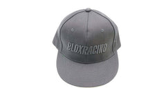 قبعة BLOX Racing Snapback باللون الأسود مع شعار أسود - Blox Racing - قبعة مسطحة جديدة