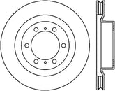 StopTech 10-17 Lexus GX Slotted & Drilled Cryo Front Left Rotor