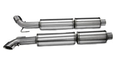 عادم كات باك رياضي مصقول سعة 8.3 لتر لسيارة كورسا 03-10 دودج فايبر (مدخل مقاس 2.5 بوصة للاستخدام مع عادم قياسي)