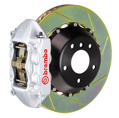 إطارات بريمبو 03-07 كايين/إس/توربو Rr GT BBK 4Pis Cast 380x28 2pc Rotor Slotted Type1-Silver