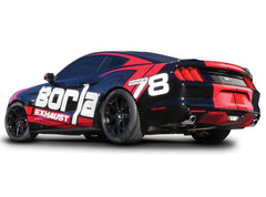 أنبوب Borla Atak S Cat-Back 15-17 Ford Mustang GT 5.0L V8 MT/AT 2.5 بوصة وطرف 4 بوصة