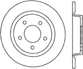 StopTech Power Slot 07-09 Mazdaspeed 3 Slotted CRYO Right Rear Rotor