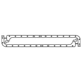 Cometic Jaguar XK6 .060in AFM Oil Pan Gasket Set - Side Rails Only