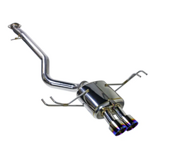 REMARK 2022+ Toyota GR Corolla Catback Exhaust - Dual Tips Center Exit (Burnt SS)