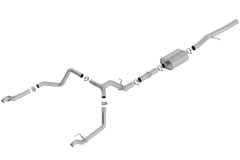 عادم Borla 19 Chevrolet Silverado/GMC Sierra 1500 6.2L SS ATAK Catback مع أطراف المصنع