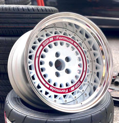 SSR Formula Aero Mesh 18X9.0 +06 Offset HP-Disk 5x114.3 White Wheel (S/O - NO CANCEL)
