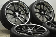 SSR Reiner Type-10R 18x9.0 +15mm Offset HP 5x100 Super black Coat Wheel (S/O - NO CANCEL)