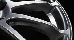 SSR GTV02 18x8.5 5x114.3 40mm Offset Glare Silver Wheel