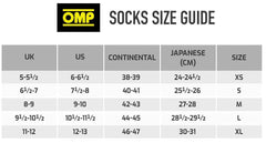 OMP First Socks - FIA Approved