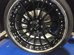 SSR Executor CV04 19x9.5 5x114.3 42 Offset Gunmetal w/ Anodized Black Inner Barrel