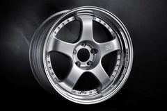 SSR Professor SP1 18x9.5 +18 NR 5/114.3 High Bright Silver Wheel (SPECIAL ORDER-NO CANCELLATION)