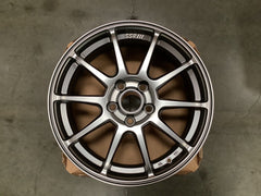 SSR GTV02 18x8.5 5x114.3 40mm Offset Glare Silver Wheel