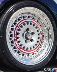 SSR Formula Aero Mesh 18X9.0 +06 Offset HP-Disk 5x114.3 White Wheel (S/O - NO CANCEL)
