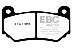 وسادات فرامل Redstuff من EBC AP Racing CP7600