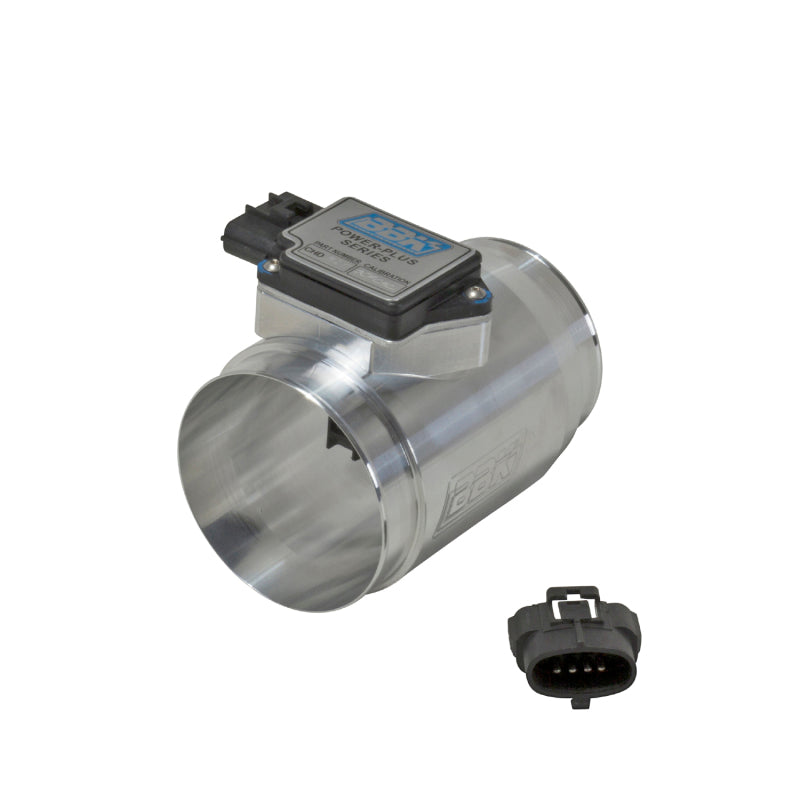 BBK 86-93 Mustang 5.0 Mass Air Meter 76mm 30 lb Inj معايرة الهواء البارد غلاف بليت CNC