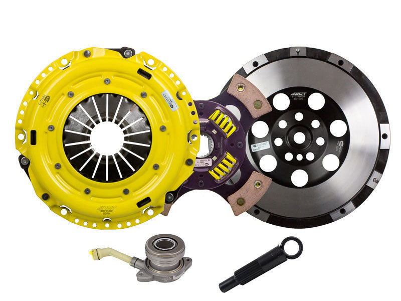 طقم القابض رباعي الوسادات من طراز ACT 08-09 Dodge Caliber SRT-4 HD/Race Sprung