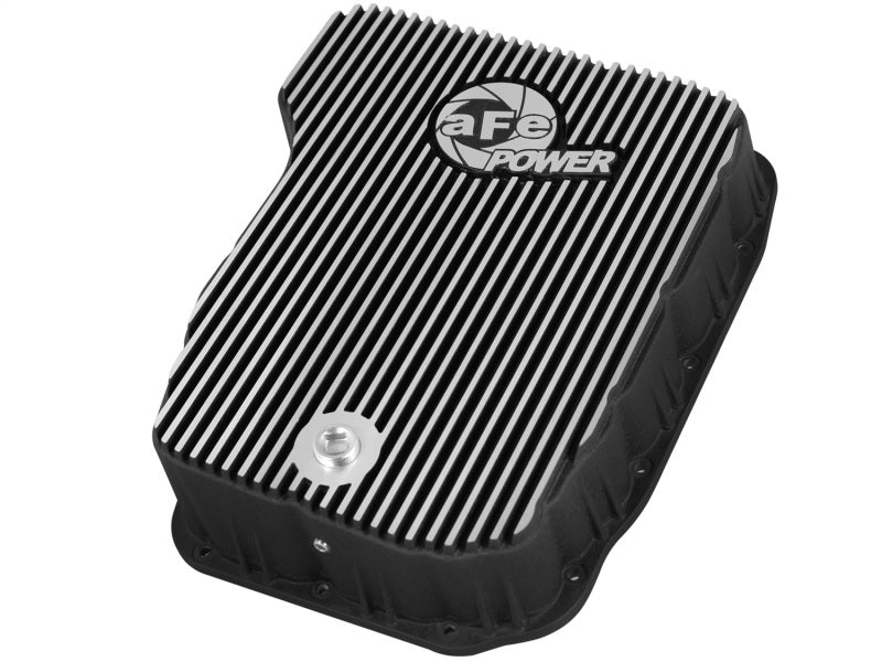 غطاء ناقل الحركة aFe Power Pan مصنوع آليًا من مادة COV Trans Pan لشاحنات دودج ديزل 07.5-11 L6-6.7L (td) مصنوع آليًا