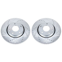 Power Stop 16-19 Mazda CX-5 Front Evolution Drilled & Slotted Rotors - Pair