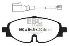 وسادات الفرامل الأمامية Greenstuff EBC 14+ Audi A3 1.8 Turbo