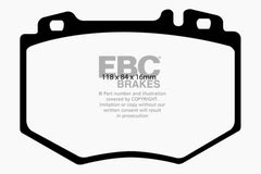 وسادات فرامل EBC Greenstuff 2000 Series Sport