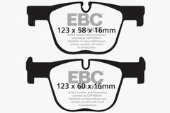 EBC 2017+ BMW 430 Coupe/Gran Coupe (F32/F33/F36) Bluestuff Rear Brake Pads