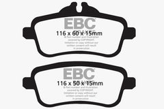 وسادات الفرامل الخلفية EBC 14+ Mercedes-Benz CLA45 AMG 2.0 Turbo Redstuff