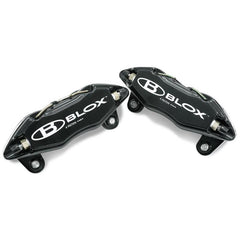 ملاقط BLOX Racing مزورة بأربعة مكابس - زوج (يناسب أقراص هوندا/أكورا مقاس 262 مم)