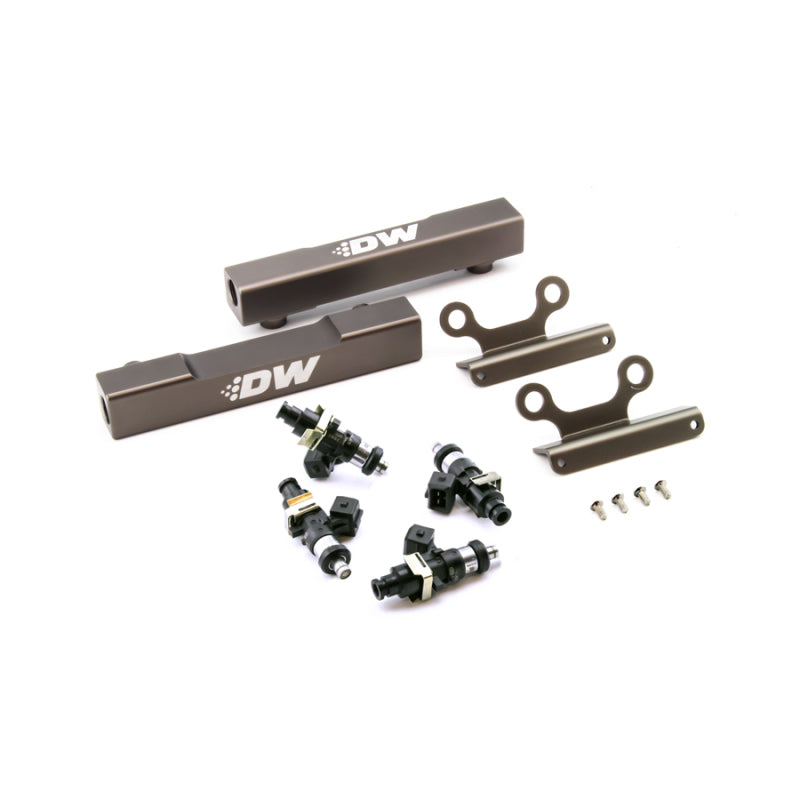 مجموعة ترقية سكة الوقود العلوية من DeatschWerks 02+ Subaru WRX / 07+ STI/LGT مع حاقنات 1500cc
